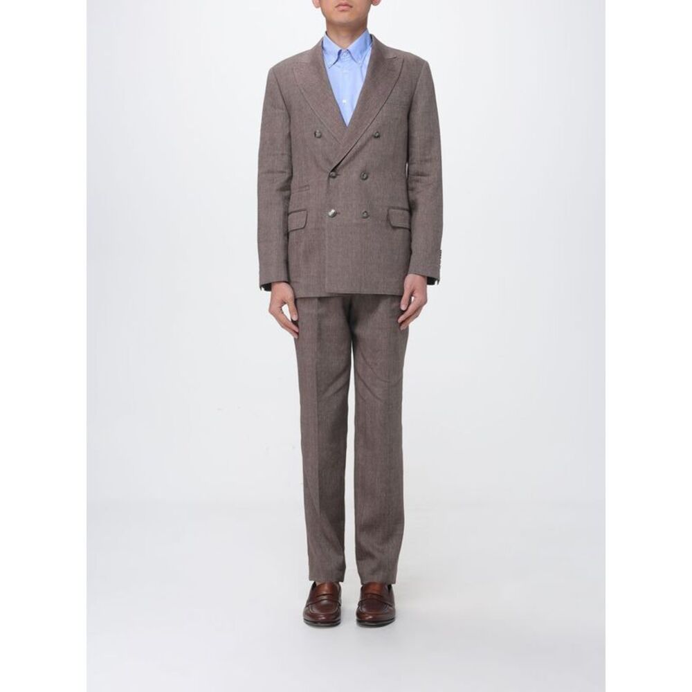 Brunello Cucinelli Suit Men Brown